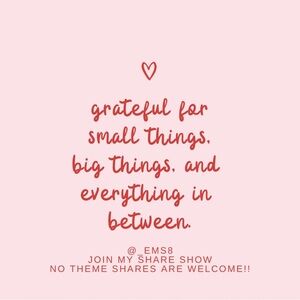 NO THEME SHARE SHOW. LIKE THIS FLYER TO SEE WHEN I GO LIVE​